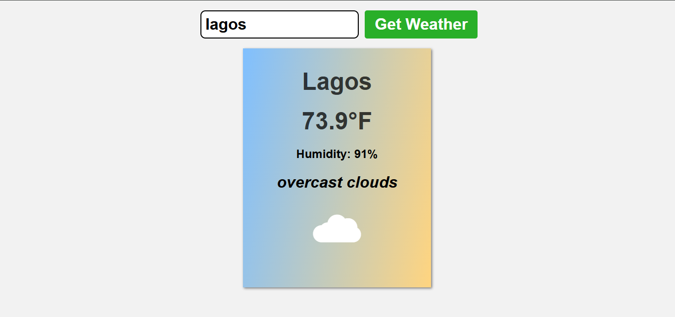 Weather App Screenshot